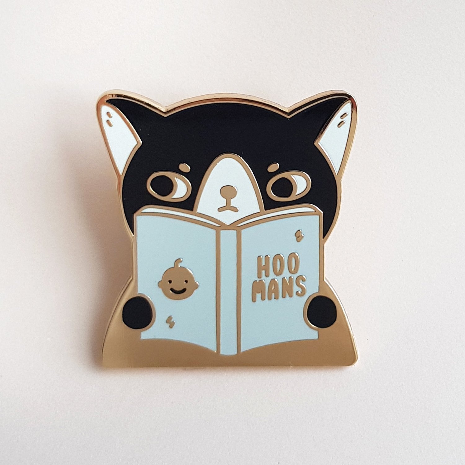 Reading Roni Enamel Pin