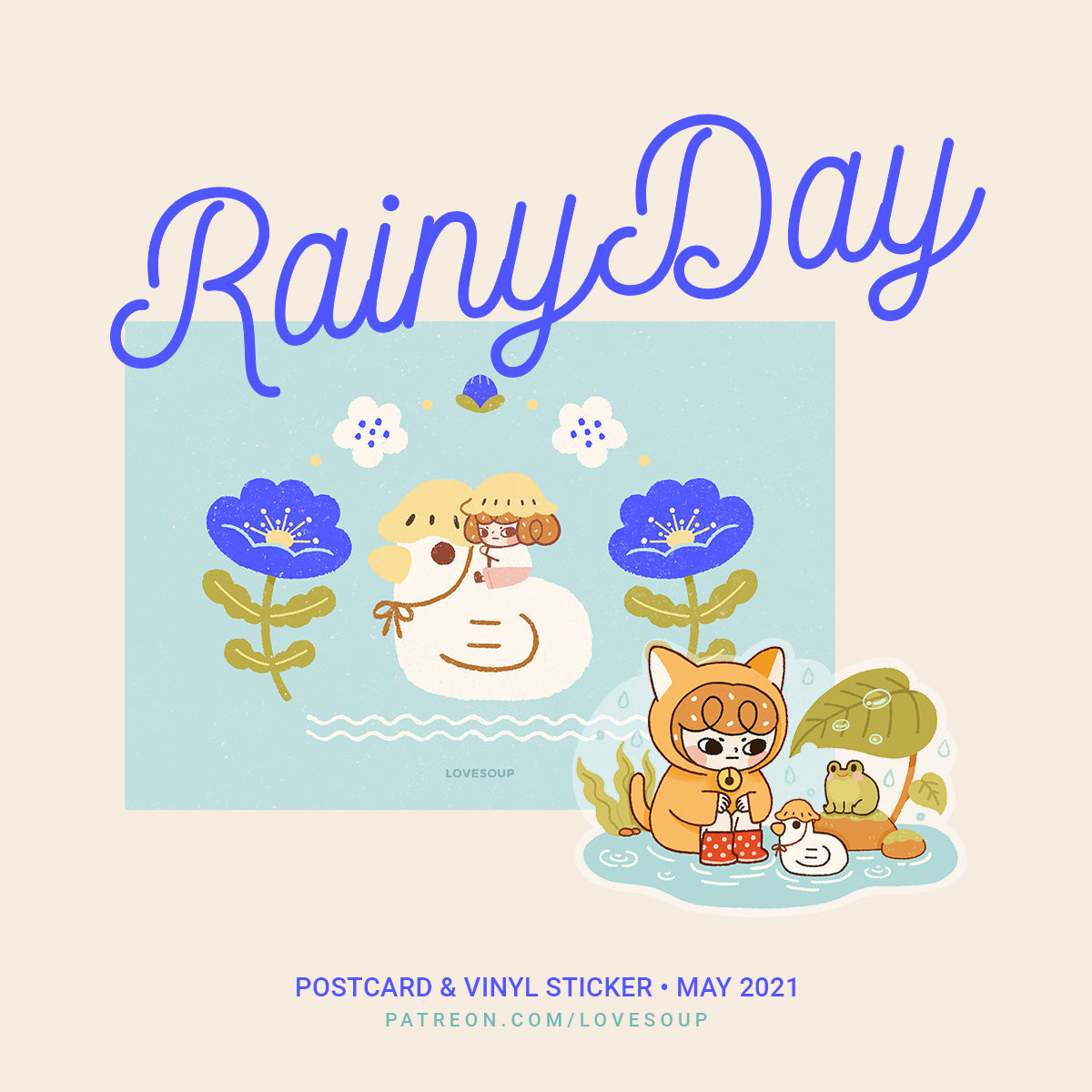 RAINY DAY MAY 2021 | HAPPY MAIL