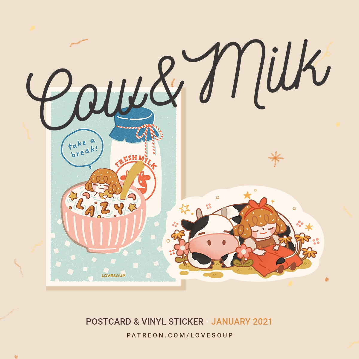 MILK JANUARY 2021 | HAPPY MAIL